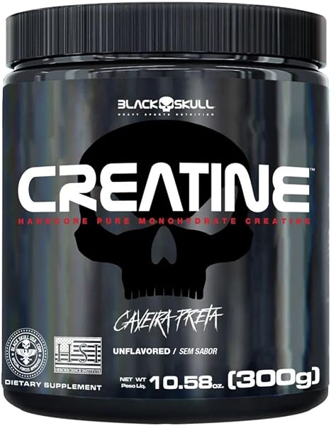 Black Skull Creatine Creatina Monohidratada - 300g