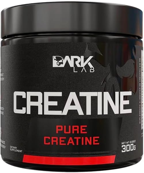 Dark Lab Creatina Pura 300g Monohidratada 100% de Pureza Sem Sabor