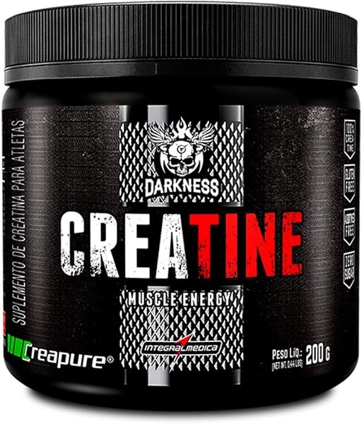 Darkness Creatina 100% Pura Creapure - Creatina em Po 200g