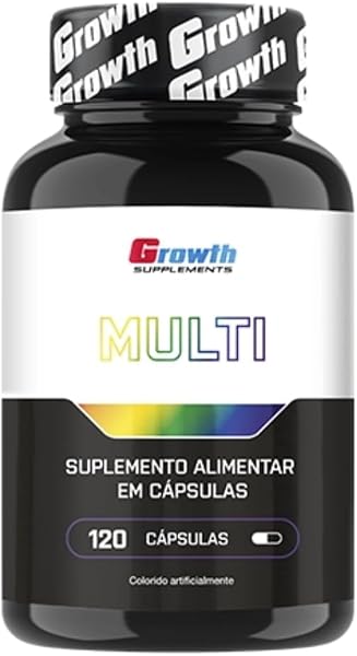 Growth Supplements Multivitamínico - 120 Cápsulas