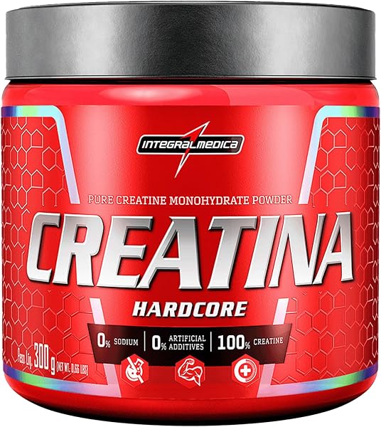 Integralmédica Creatina Hardcore 100% Pura Monohidratada - 300g