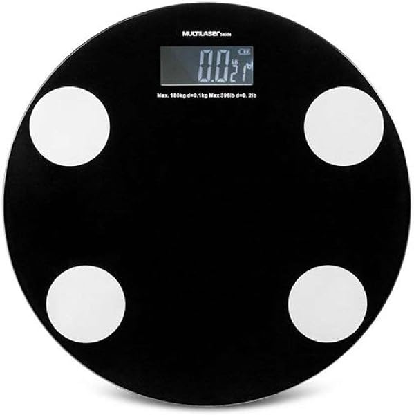 Multilaser Saúde HC024 Eat Smart Balança Digital com Display e Indicador de Temperatura