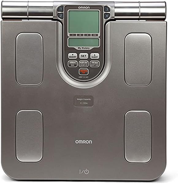 OMRON HBF-514C Balança Digital de Controle Corporal Bioimpedância de Corpo Inteiro