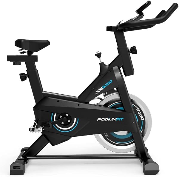 PodiumFit S300 Bicicleta Ergométrica Spinning Silenciosa - Preto