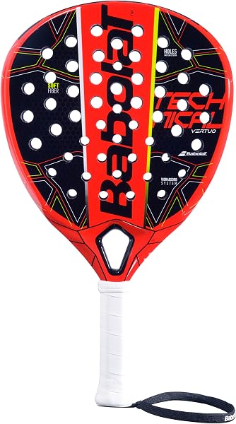 Raquete de Padel Babolat Technical Vertuo Preta e Vermelha