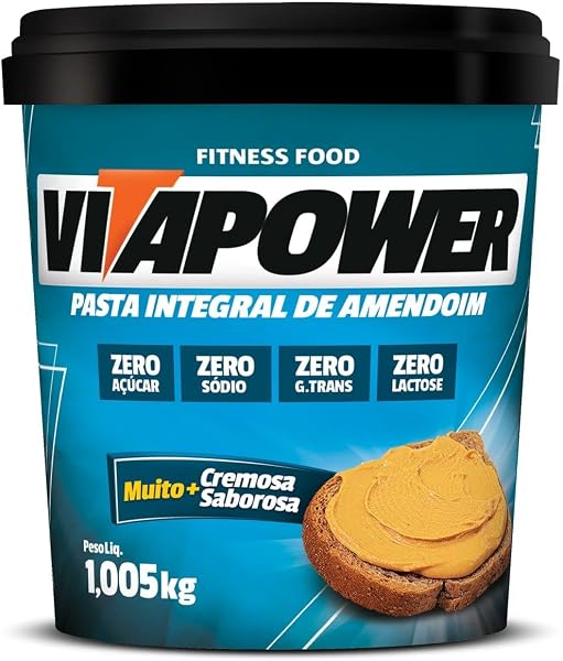 Vita Power Pasta de Amendoim Integral Tradicional 1,005kg