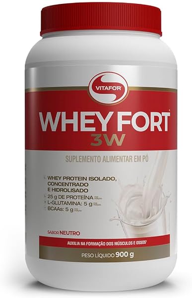 Vitafor Whey Fort 3W 900g Neutro