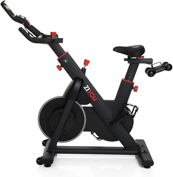 ZiYou ZU250-S Bicicleta Spinning Ergométrica Magnética 15kg Bluetooth - Preto